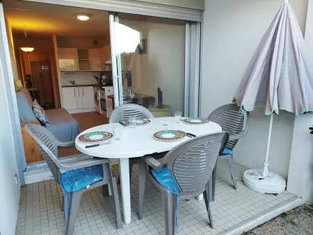Location appartement à Saint Cyprien, Studio cabine avec accès piscine et plage à Saint-Cyprien