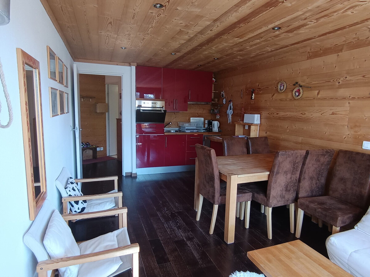 Appartement rénové style chalet, 6 personnes, vue pistes - Photo 12