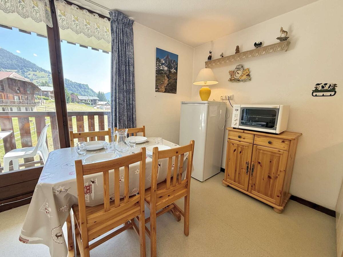 Studio cabine 4 pers. à 700m Praz-sur-Arly, navettes ski - Photo 4
