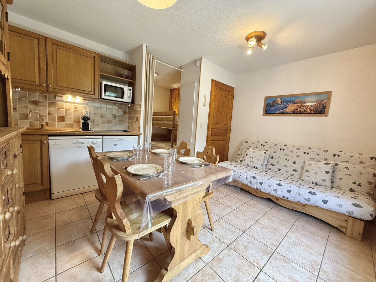 Studio cabine 4 pers. à Praz-sur-Arly, parking et casier ski - Photo 3
