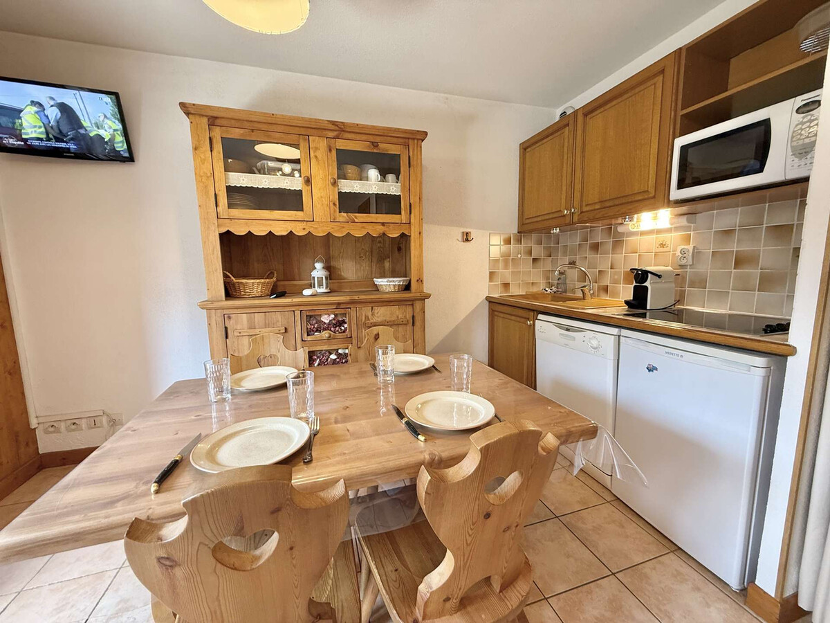 Studio cabine 4 pers. à Praz-sur-Arly, parking et casier ski - Photo 5