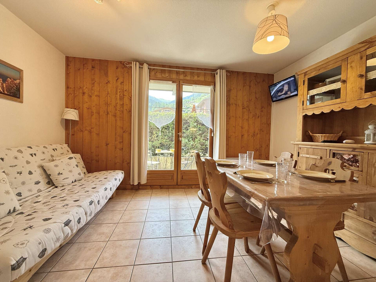 Studio cabine 4 pers. à Praz-sur-Arly, parking et casier ski - Photo 7