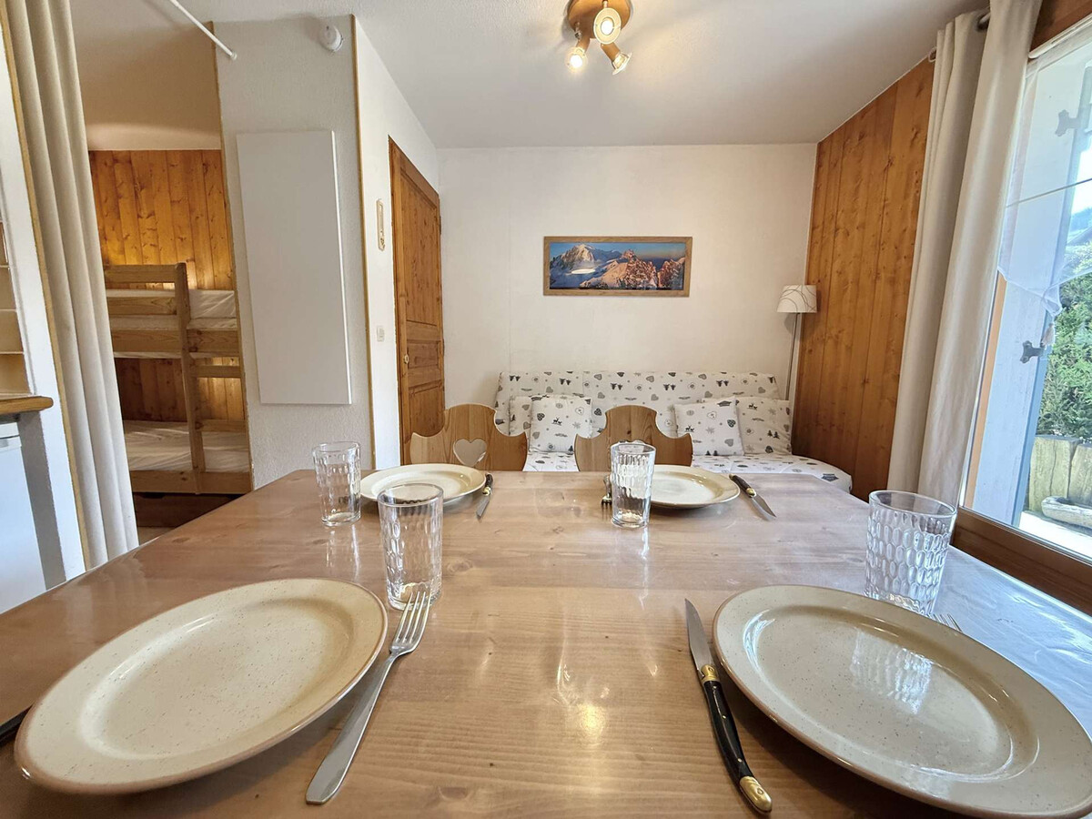 Studio cabine 4 pers. à Praz-sur-Arly, parking et casier ski - Photo 8