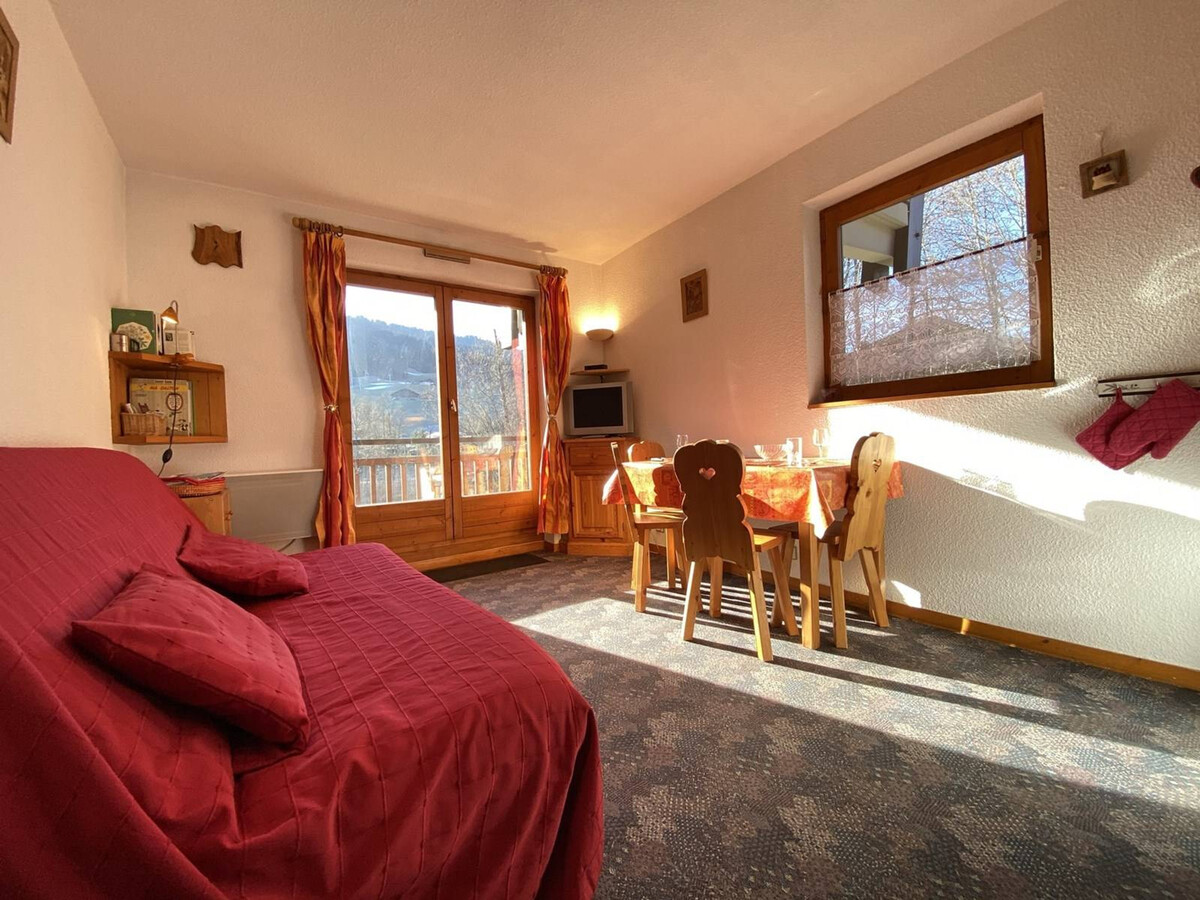Studio cabine 4 pers à Praz-sur-Arly, balcon montagne - Photo 1