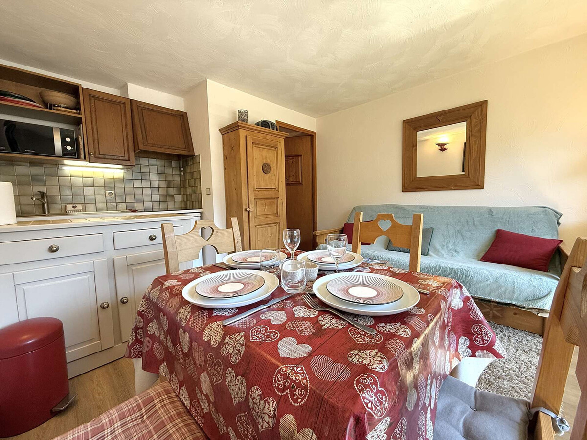 Studio cabine 4 pers à Praz-sur-Arly, parking et balcon sud - Photo 7