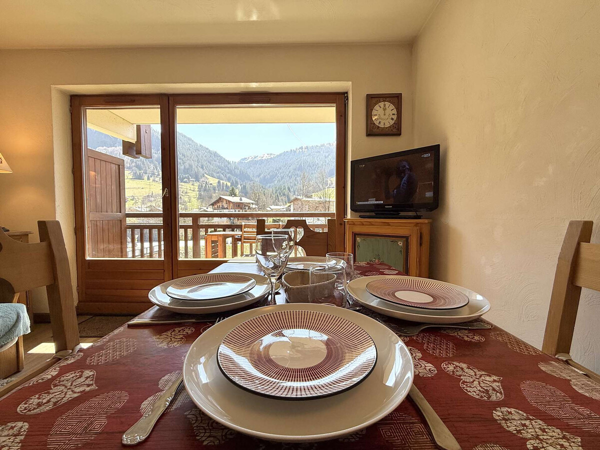 Studio cabine 4 pers à Praz-sur-Arly, parking et balcon sud - Photo 8