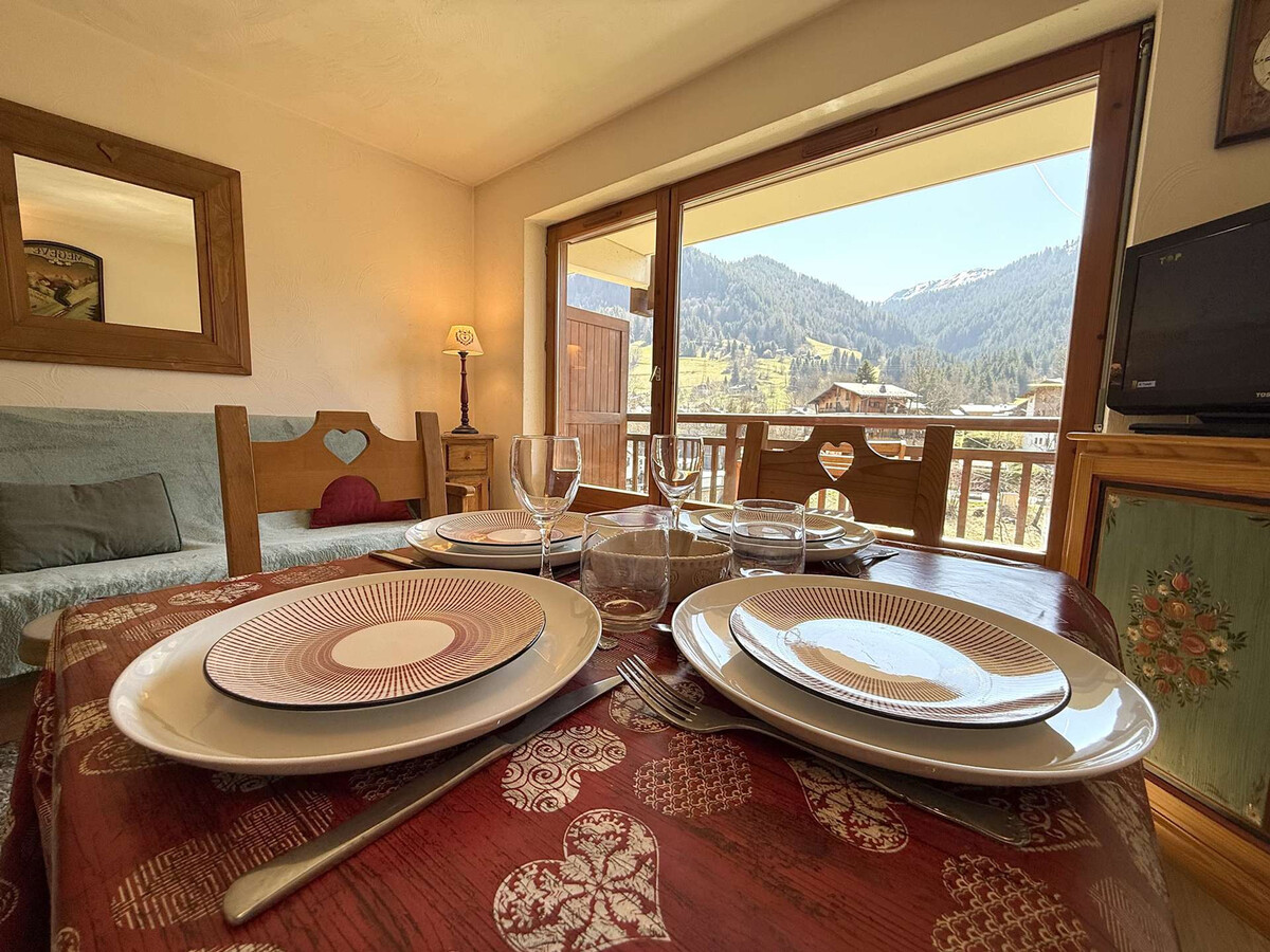 Studio cabine 4 pers à Praz-sur-Arly, parking et balcon sud - Photo 9