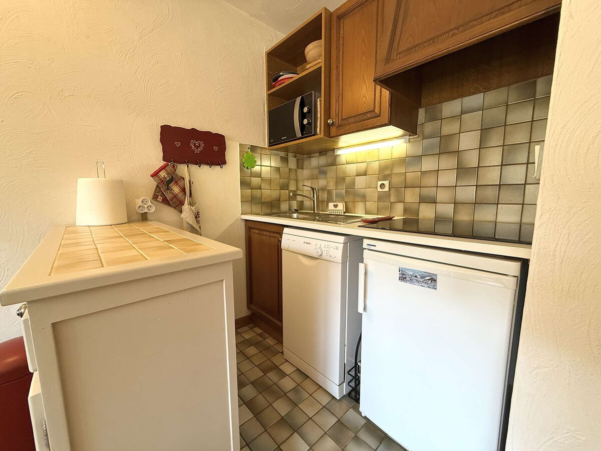 Studio cabine 4 pers à Praz-sur-Arly, parking et balcon sud - Photo 10
