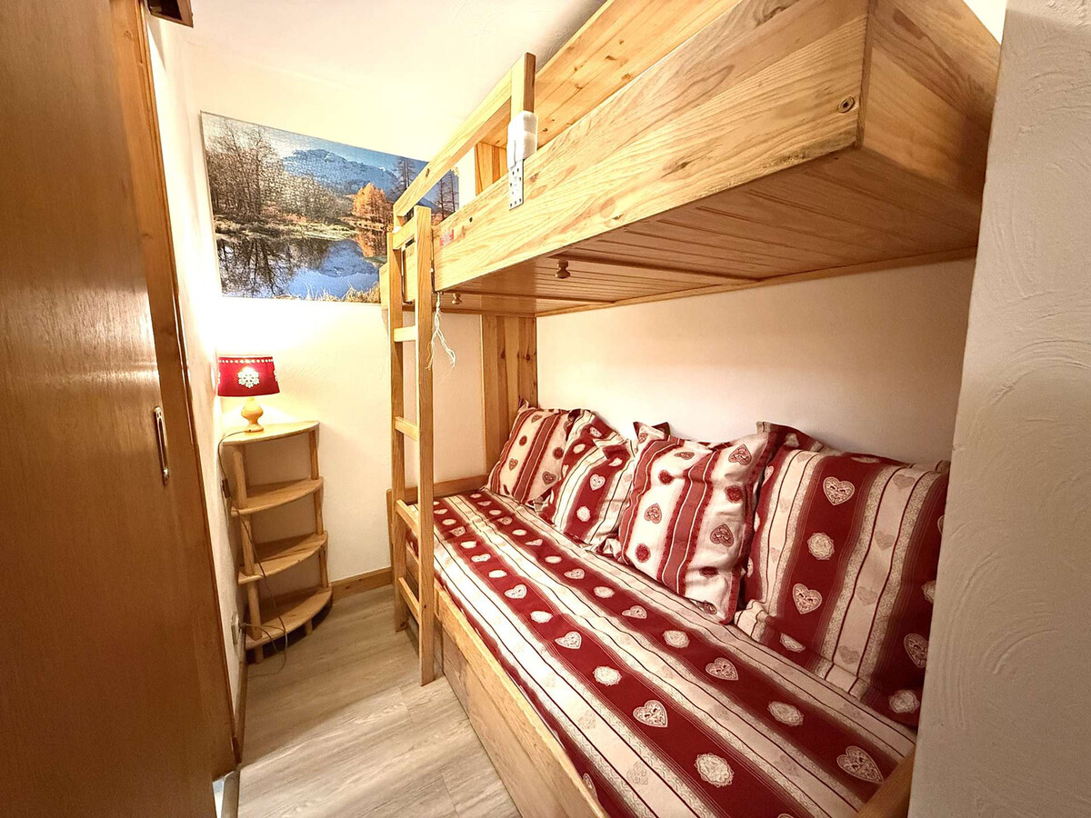 Studio cabine 4 pers à Praz-sur-Arly, parking et balcon sud - Photo 12