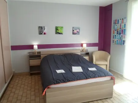 Appart 2★ rez-de-jardin, climatisé, 10 min Thermes : photo 8