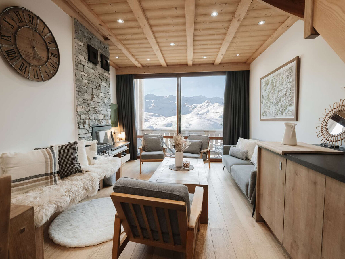 Duplex 10 pers Val Thorens, balcon sud, cheminée - Photo 1