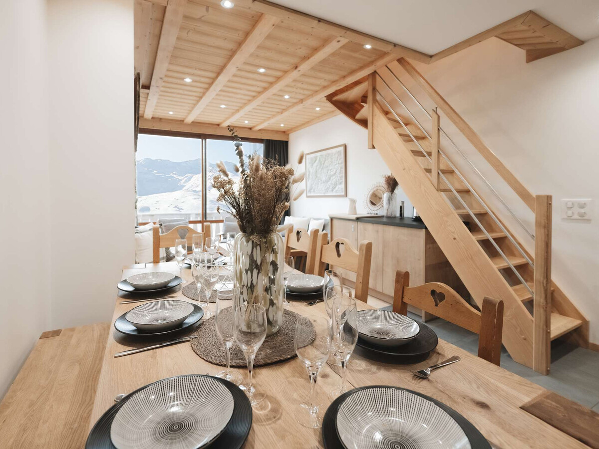 Duplex 10 pers Val Thorens, balcon sud, cheminée - Photo 3