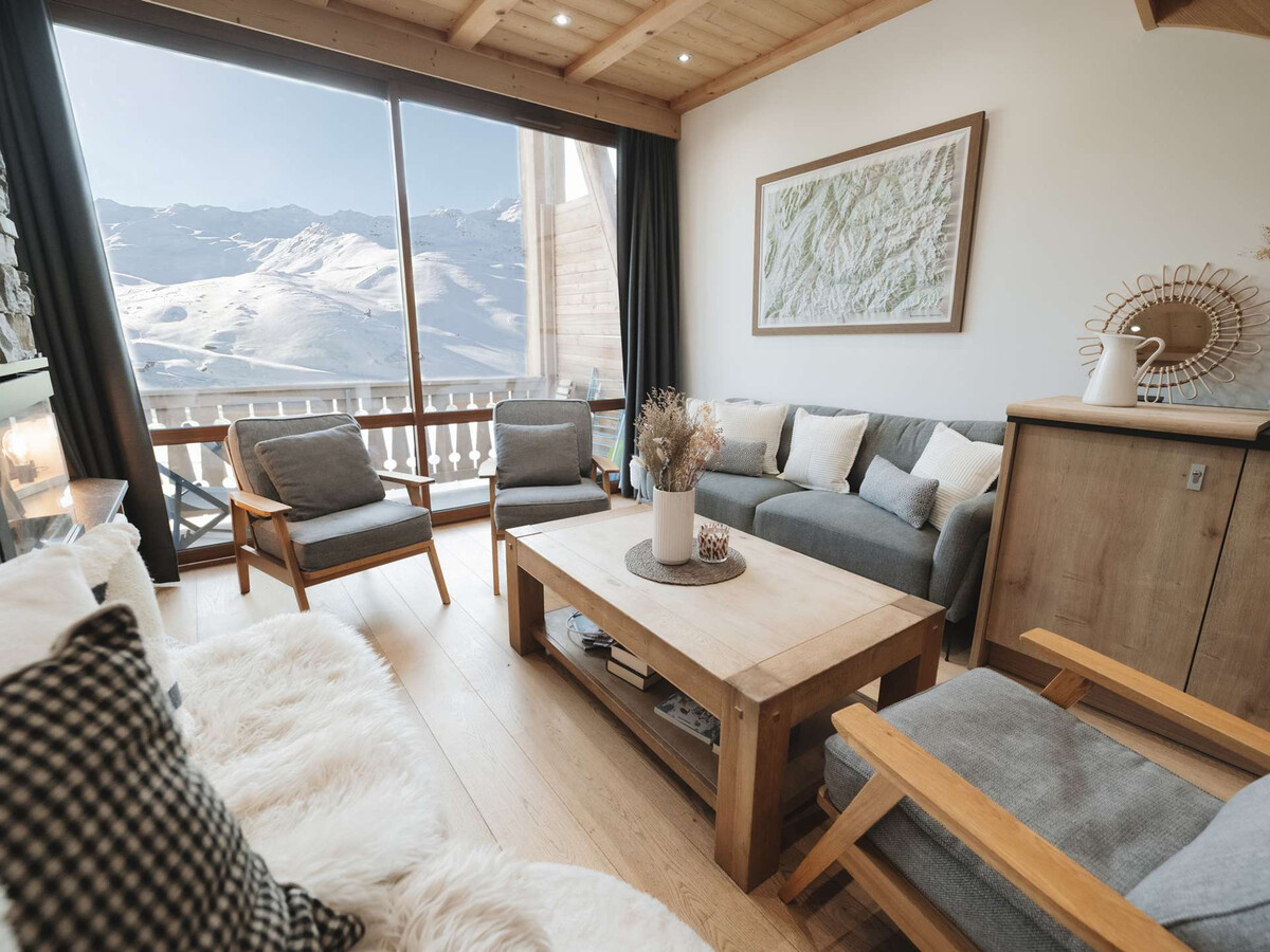 Duplex 10 pers Val Thorens, balcon sud, cheminée - Photo 4