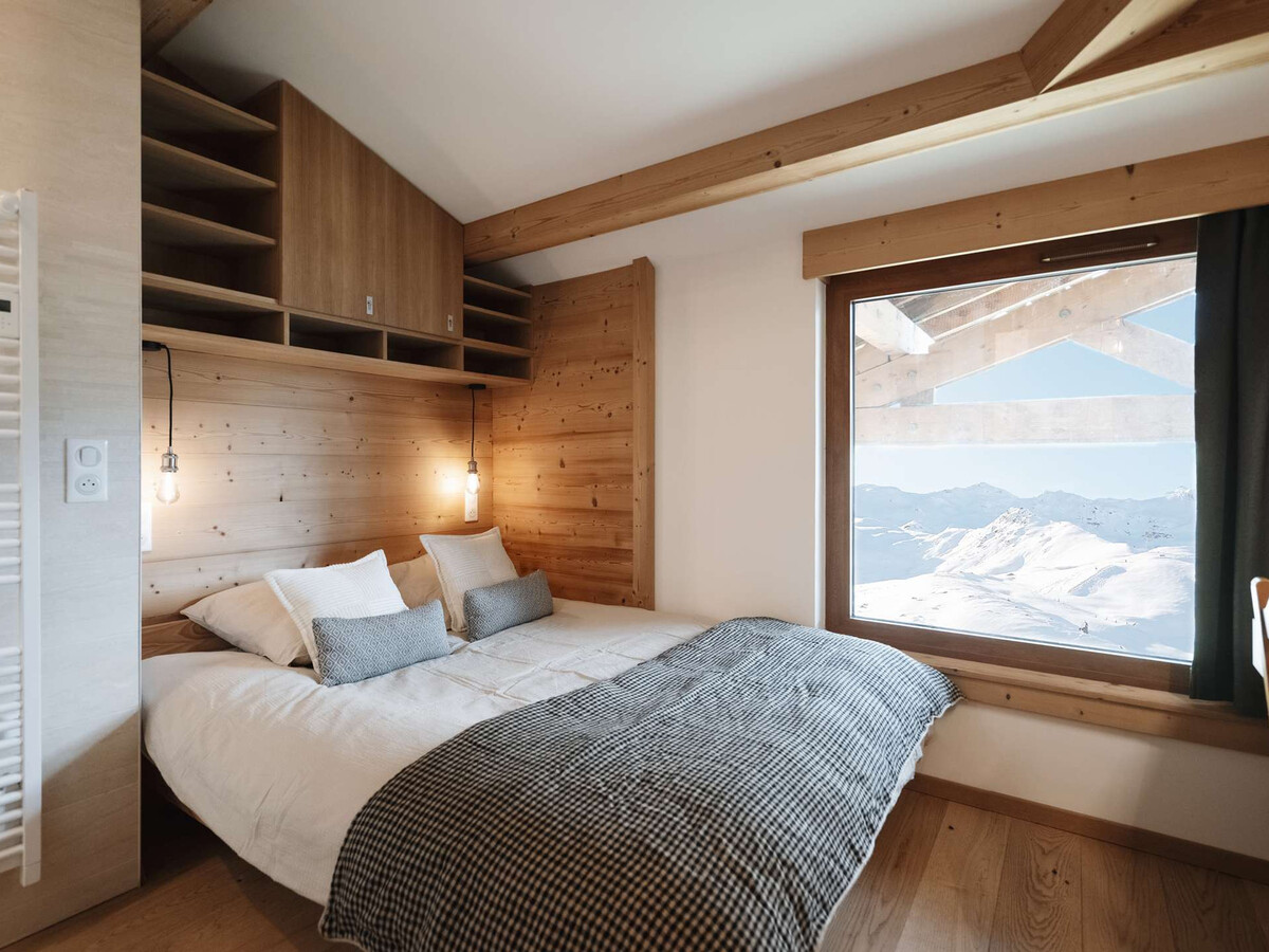 Duplex 10 pers Val Thorens, balcon sud, cheminée - Photo 11