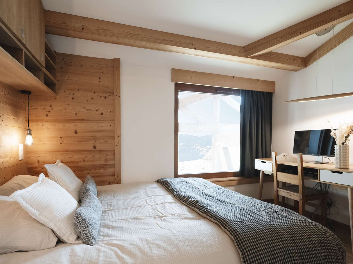 Duplex 10 pers Val Thorens, balcon sud, cheminée - Photo 12