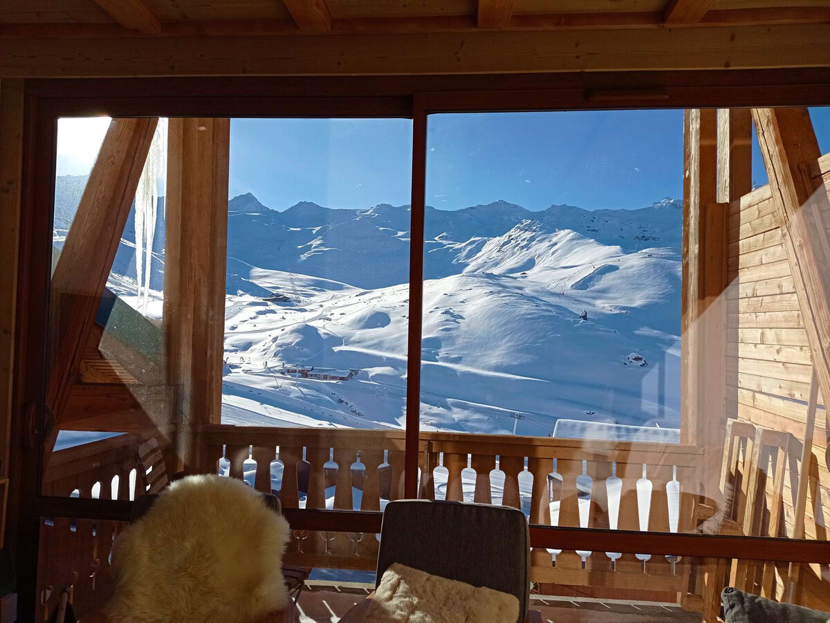 Duplex 10 pers Val Thorens, balcon sud, cheminée - Photo 25