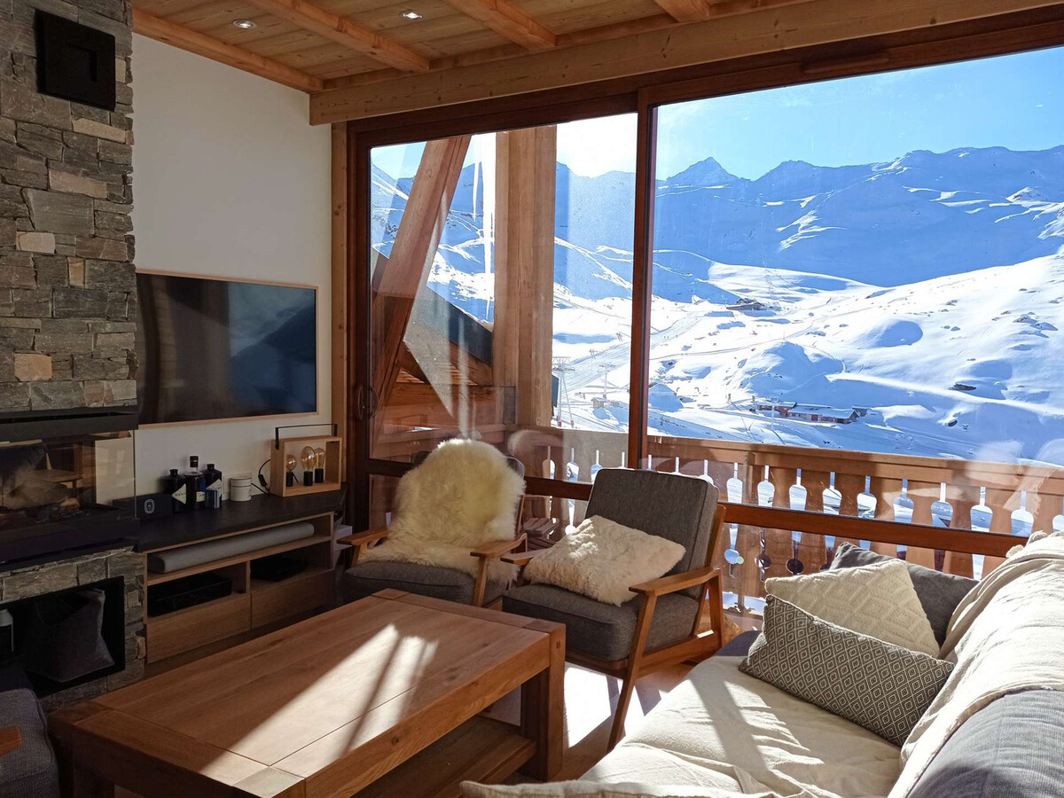 Duplex 10 pers Val Thorens, balcon sud, cheminée - Photo 27