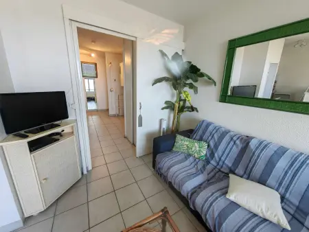 T2 cabine avec terrasse et vue mer, Cap d'Agde, Rochelongue : photo 9