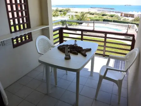 T2 cabine avec terrasse et vue mer, Cap d'Agde, Rochelongue : photo 14