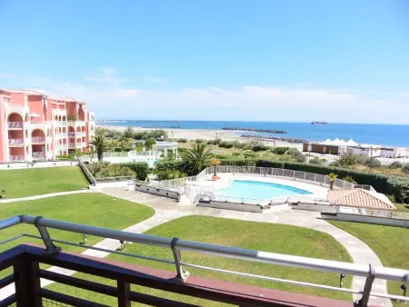 T2 cabine avec terrasse et vue mer, Cap d'Agde, Rochelongue : photo 16