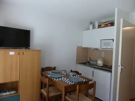Studio 4 pers. balcon, 2e étage aux Contamines-Montjoie : photo 4
