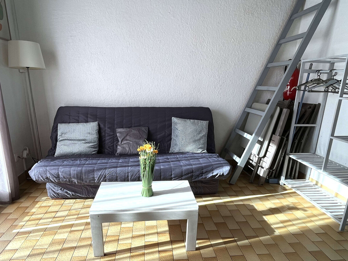 Studio mezzanine 5 pers, terrasse sud à Cap d'Agde - Photo 2