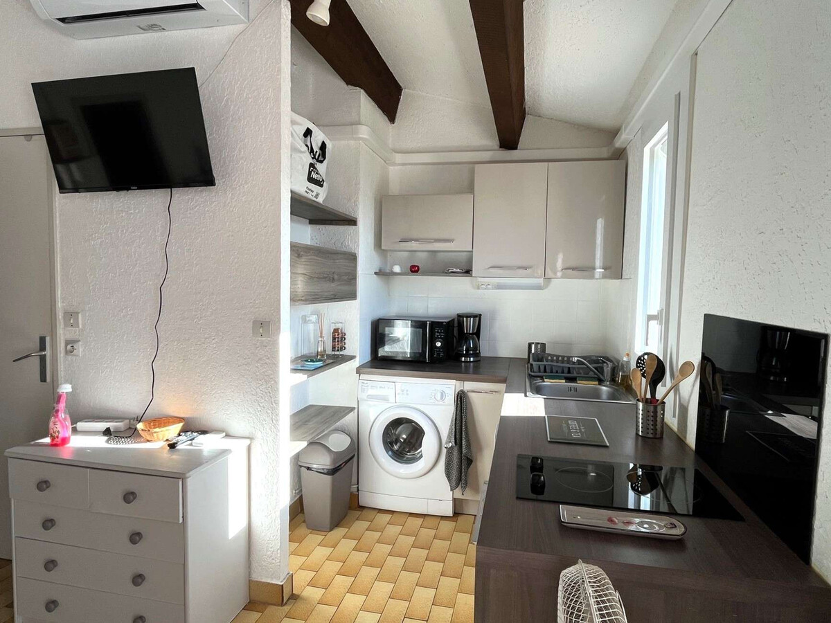 Studio mezzanine 5 pers, terrasse sud à Cap d'Agde - Photo 6