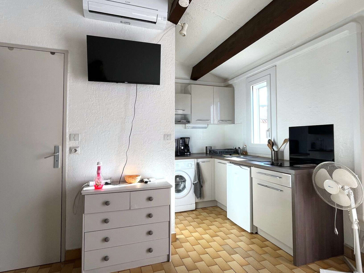 Studio mezzanine 5 pers, terrasse sud à Cap d'Agde - Photo 7