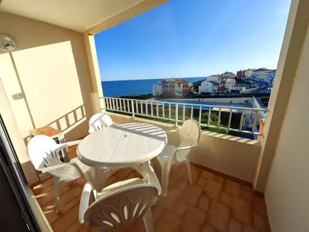 Studio climatisé vue mer avec parking privatif au Cap d'Agde : photo 14