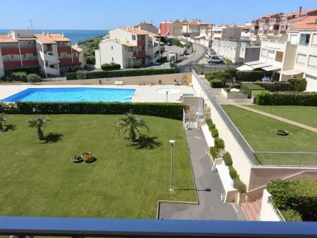 Studio climatisé vue mer avec parking privatif au Cap d'Agde : photo 19