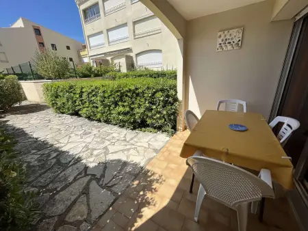 Studio 28 m² vue mer, terrasse plein sud, animaux admis - Cap d'Agde : photo 7