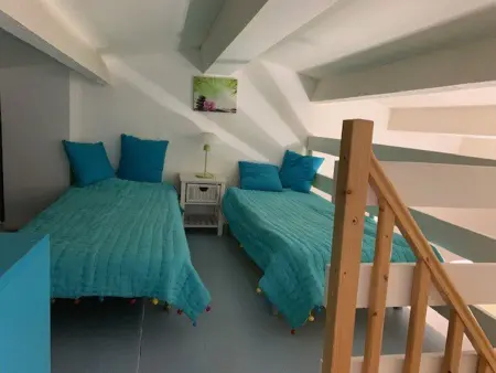 T2 Mezzanine Climatisé avec Piscine et Parking au Cap d'Agde : photo 13