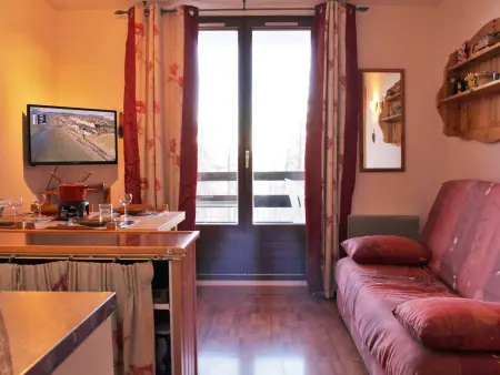 Location appartement à Risoul, Studio calme avec parking à Risoul, 4 couchages, 2 étoiles