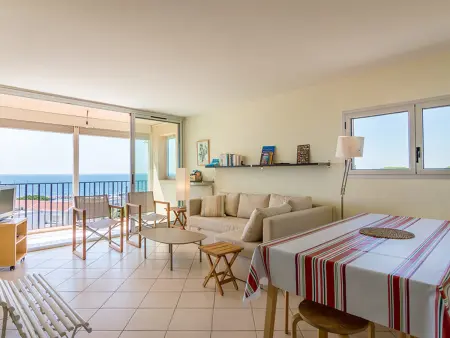 Location appartement à Mèze, Appartement spacieux avec vue sur létang, accès plage, parking inclus