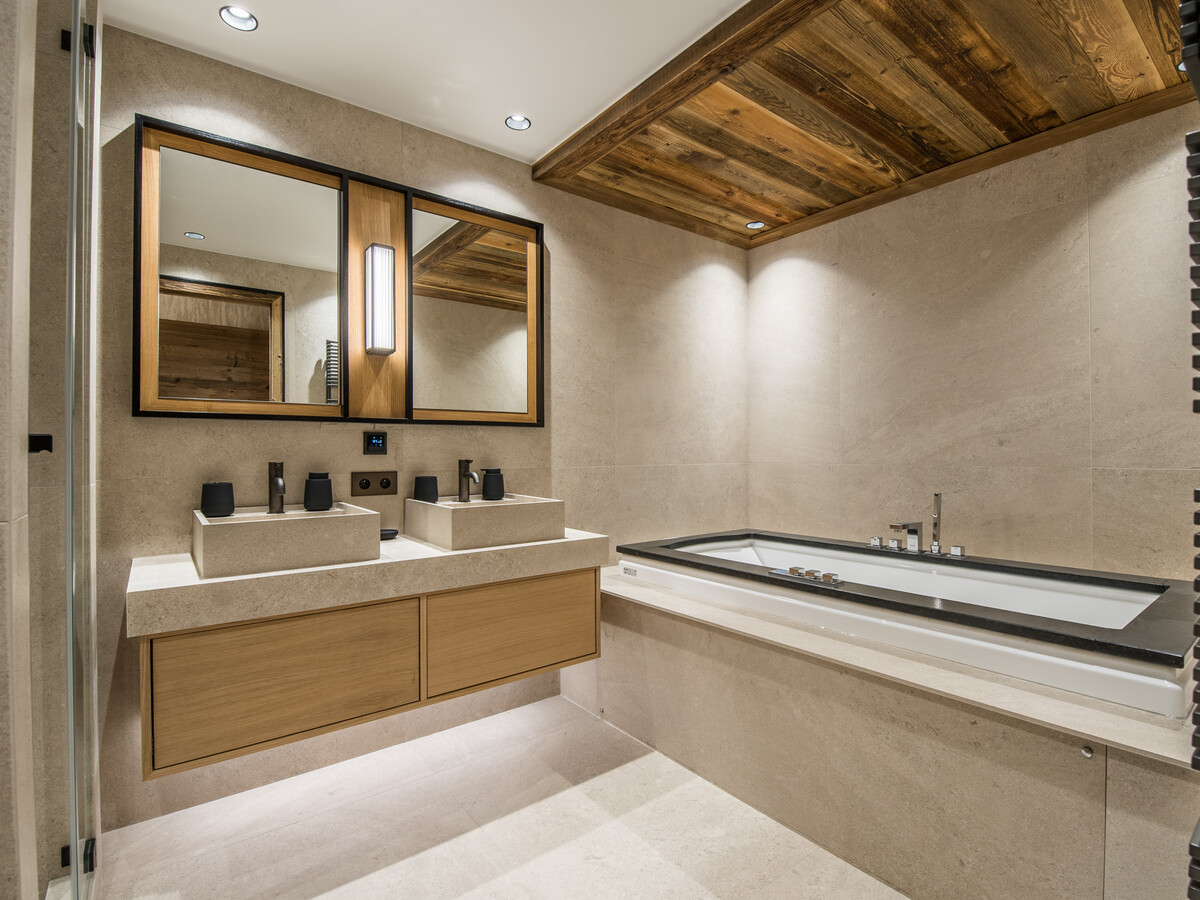Duplex 6 chambres Méribel, skis aux pieds, jacuzzi - Photo 13