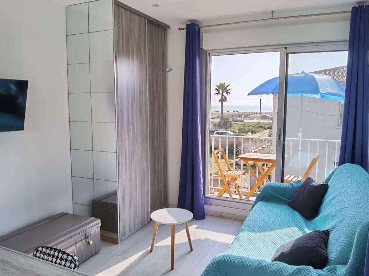 Studio moderne à Marseillan-Plage, terrasse d'angle - Photo 2