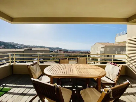 Location appartement à Propriano, Appartement 2 chambres vue mer, linge fourni