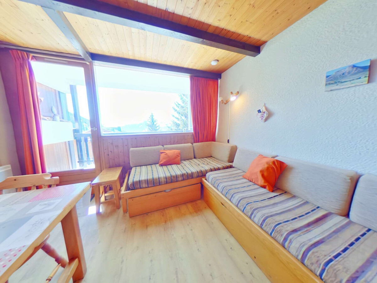 Studio 4 pers aux Saisies, balcon sud-est, centre station - Photo 1