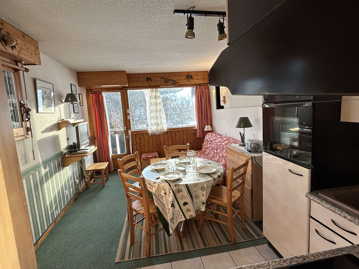 Studio alcôve 4 pers Les Saisies, balcon sud face Mont Bisanne - Photo 1