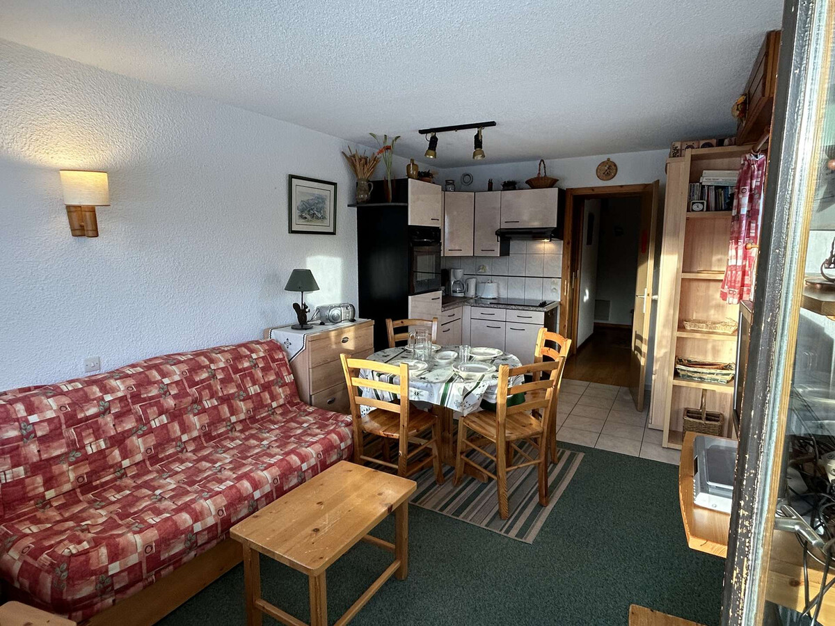 Studio alcôve 4 pers Les Saisies, balcon sud face Mont Bisanne - Photo 4