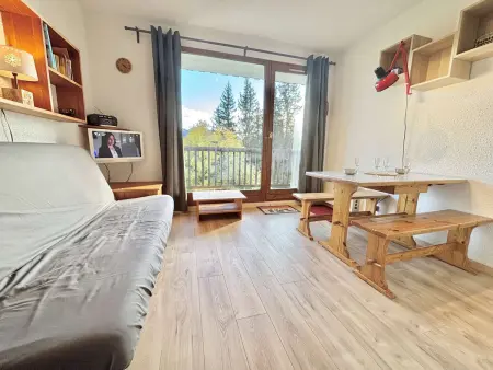 Location appartement à Notre Dame de Bellecombe, Studio confortable à Notre-Dame-de-Bellecombe avec parking et accès facile aux pistes