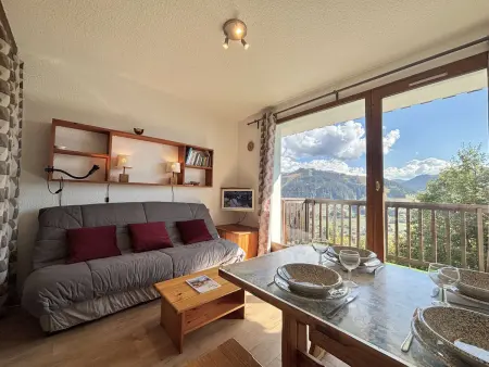 Studio 19 m² Notre-Dame-de-Bellecombe, vue Mont Rond : photo 3