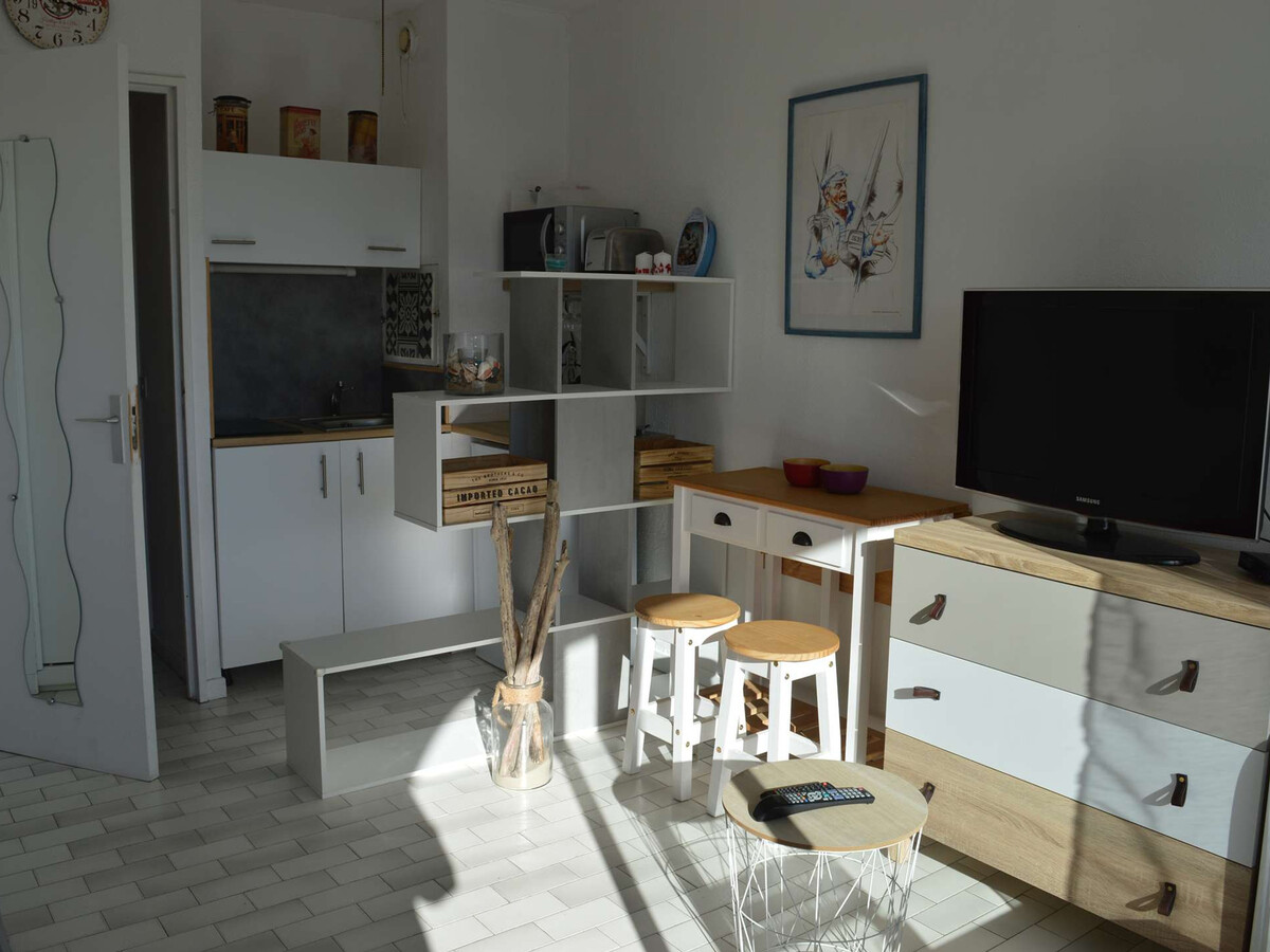 Studio cabine lumineux avec loggia et plancha à Port Camargue - Photo 3
