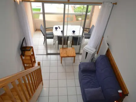 Location appartement à Argelès sur Mer, Studio/Mezzanine Climatisé 4 Pers. à 100m Plage avec Piscine et Parking – Argelès-sur-Mer