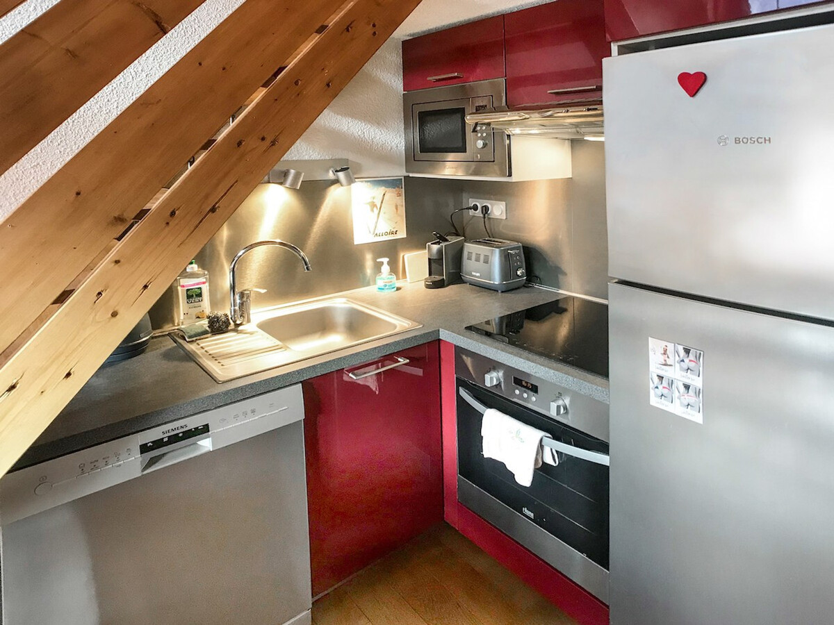 Studio cabine + mezzanine 4 pers., balcon Ouest à Valloire - Photo 3
