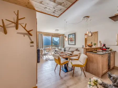 Location appartement à Champagny en Vanoise, Appartement moderne 3* avec accès SPA et parking, 2 chambres, 4 personnes