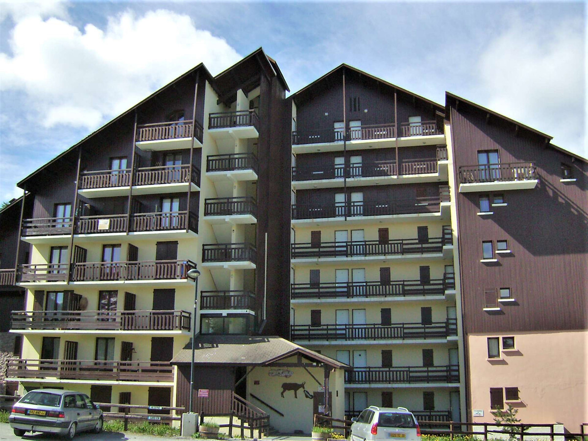 Studio 4 pers. Risoul : balcon montagne, casier à ski - Photo 18