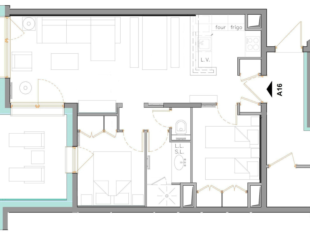 Appartement 54 m² lumineux avec terrasse et parking - Photo 10