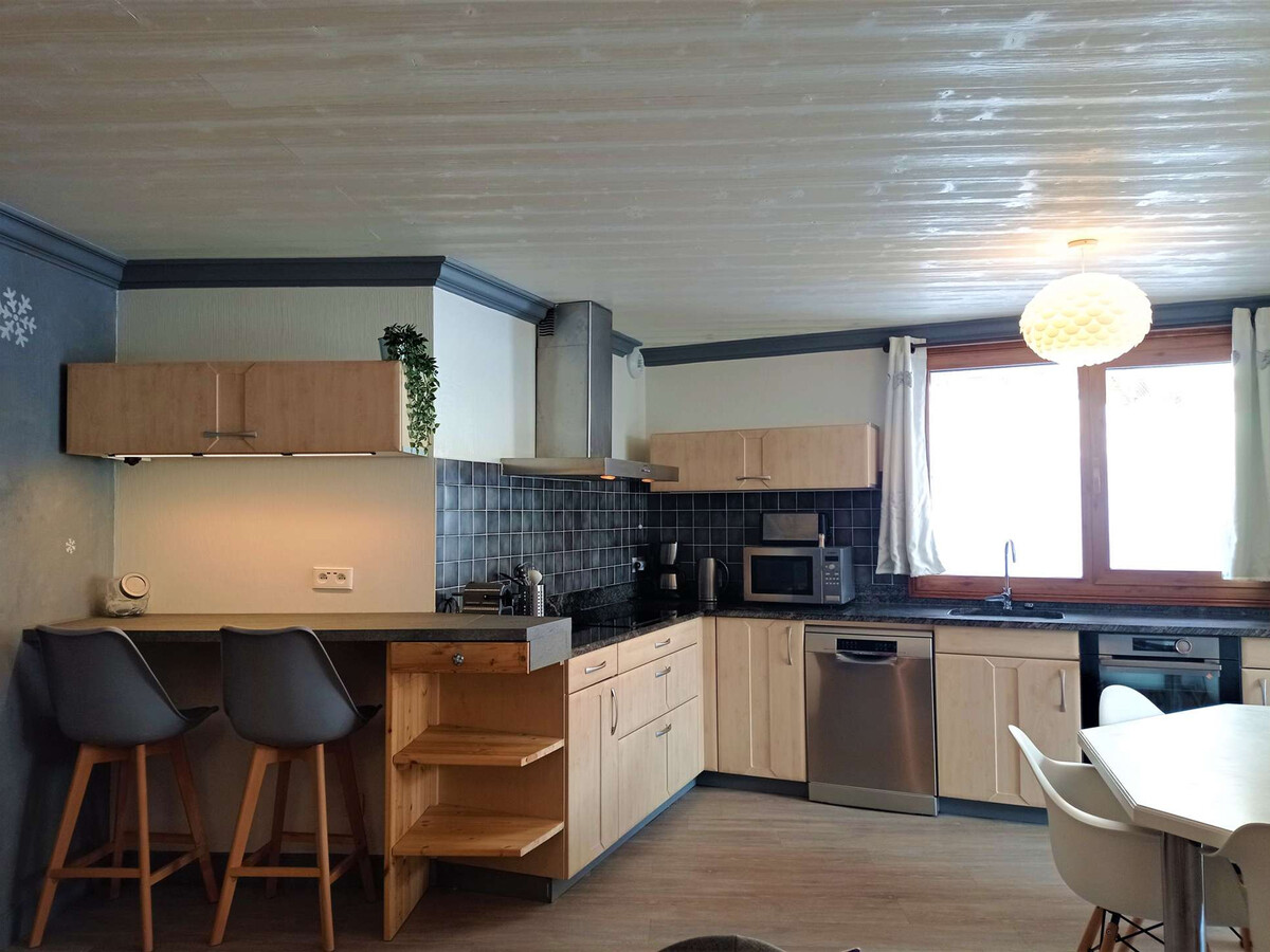 Appartement 8 pers, 90m², balcon et accès direct pistes - Photo 3