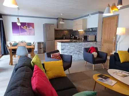 Location appartement à Val Thorens, Superbe Appartement 8/10 pers, 105m², Centre Station, Accès Direct Pistes